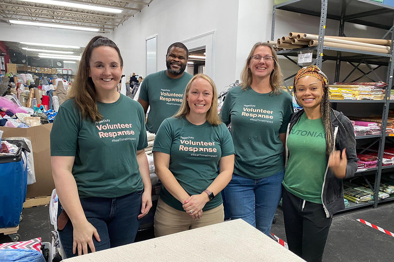 PagerDuty volunteers in Georgia